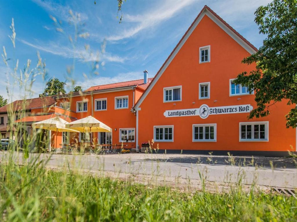 Landgasthof Schwarzes Roß Ansbach Exterior foto