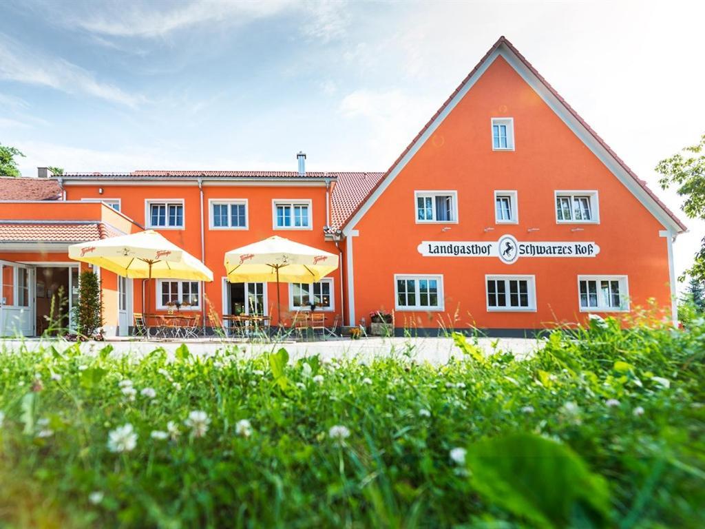 Landgasthof Schwarzes Roß Ansbach Exterior foto